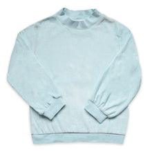 Load image into Gallery viewer, &lt;transcy&gt;Velvet sweater, blue color&lt;/transcy&gt;
